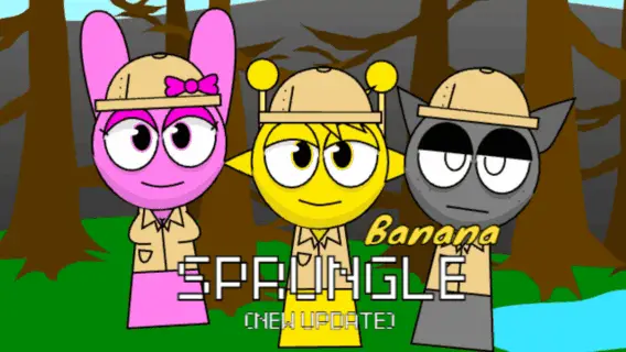 Sprungle Banana with Sprunki